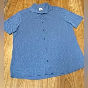 johnnie-O Hangin Out Short Sleeve Button Down Sz XL in Regatta